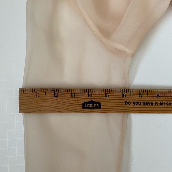 Vintage handmade sleeve lace ruffle detail mesh top bohemia, Victorian - Picture 8 of 12